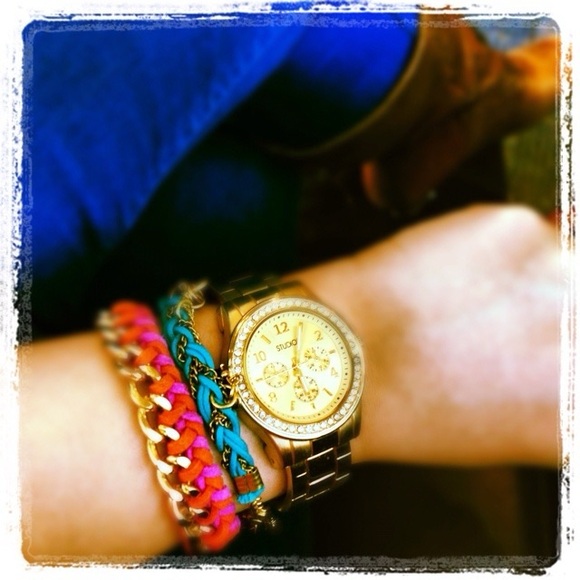 Snap On Rhinestone Gold Watch💎⌚️ - Picture 11 of 12